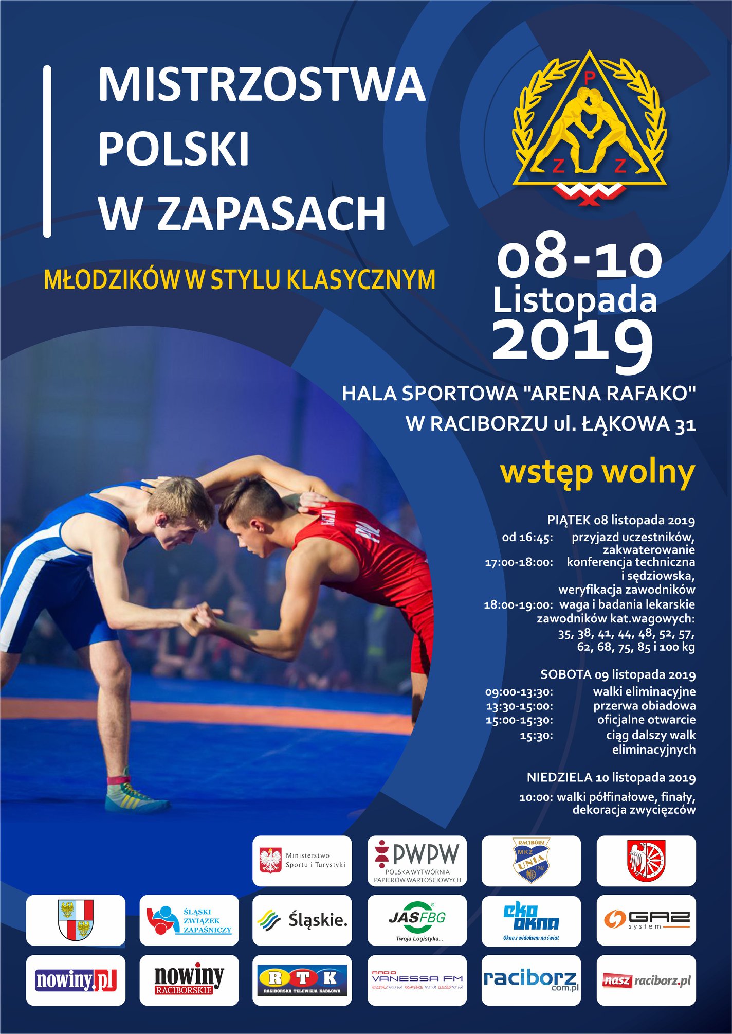 Mistrzostwa Polski w zapasach – Młodzików w stylu klasycznym